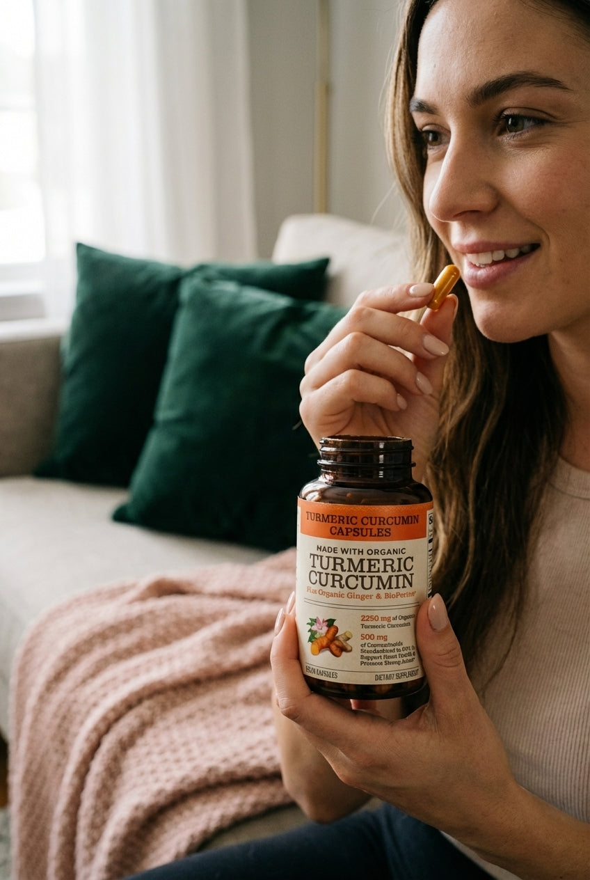 LuneaPMS Turmeric Capsules