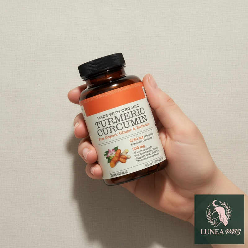 LuneaPMS Turmeric Capsules